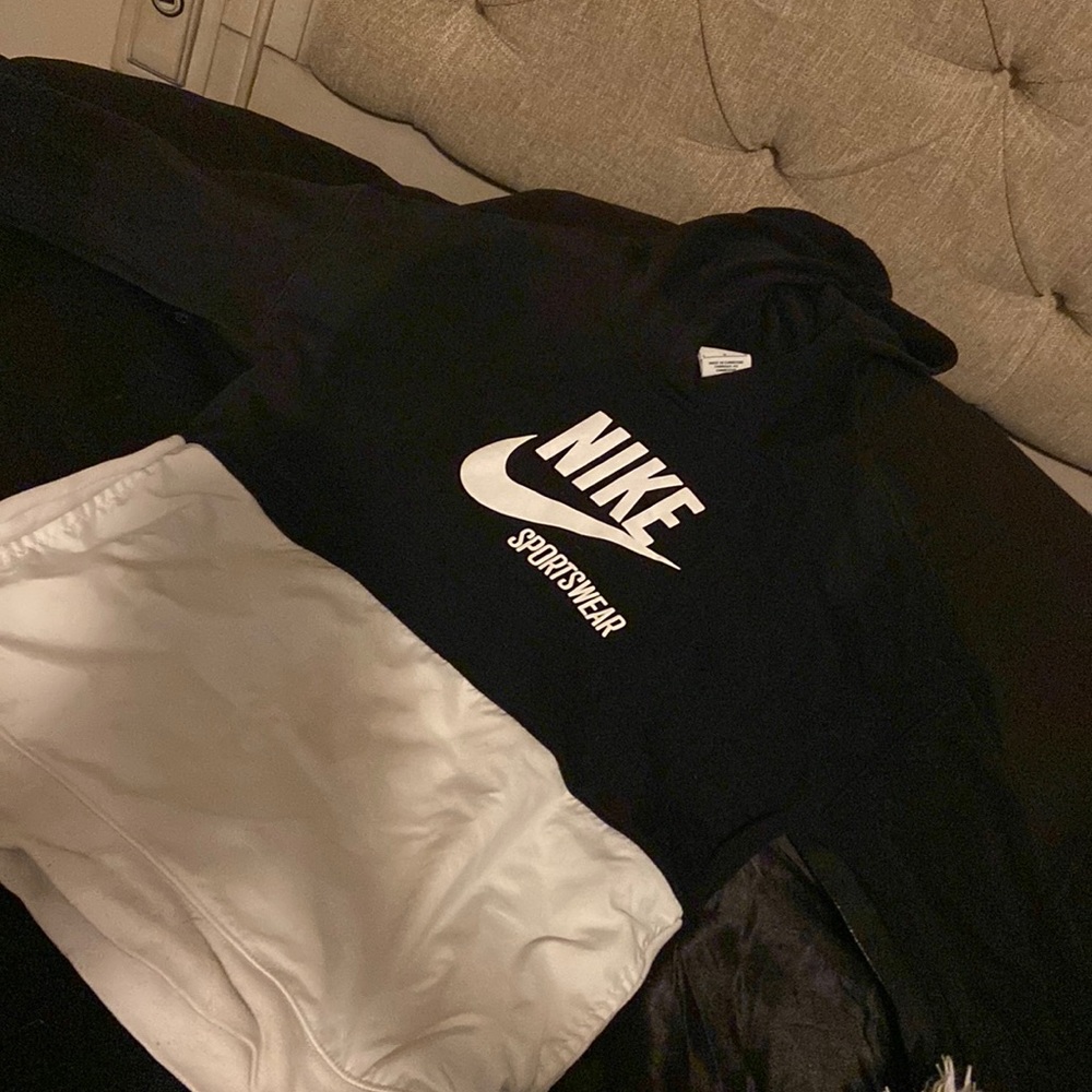 Nike, size large for children, black & white